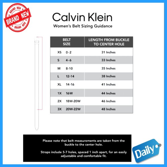 1.25-Inch Puffed Logo Leather Belt for Jeans & Dresses - Picture 7 of 7